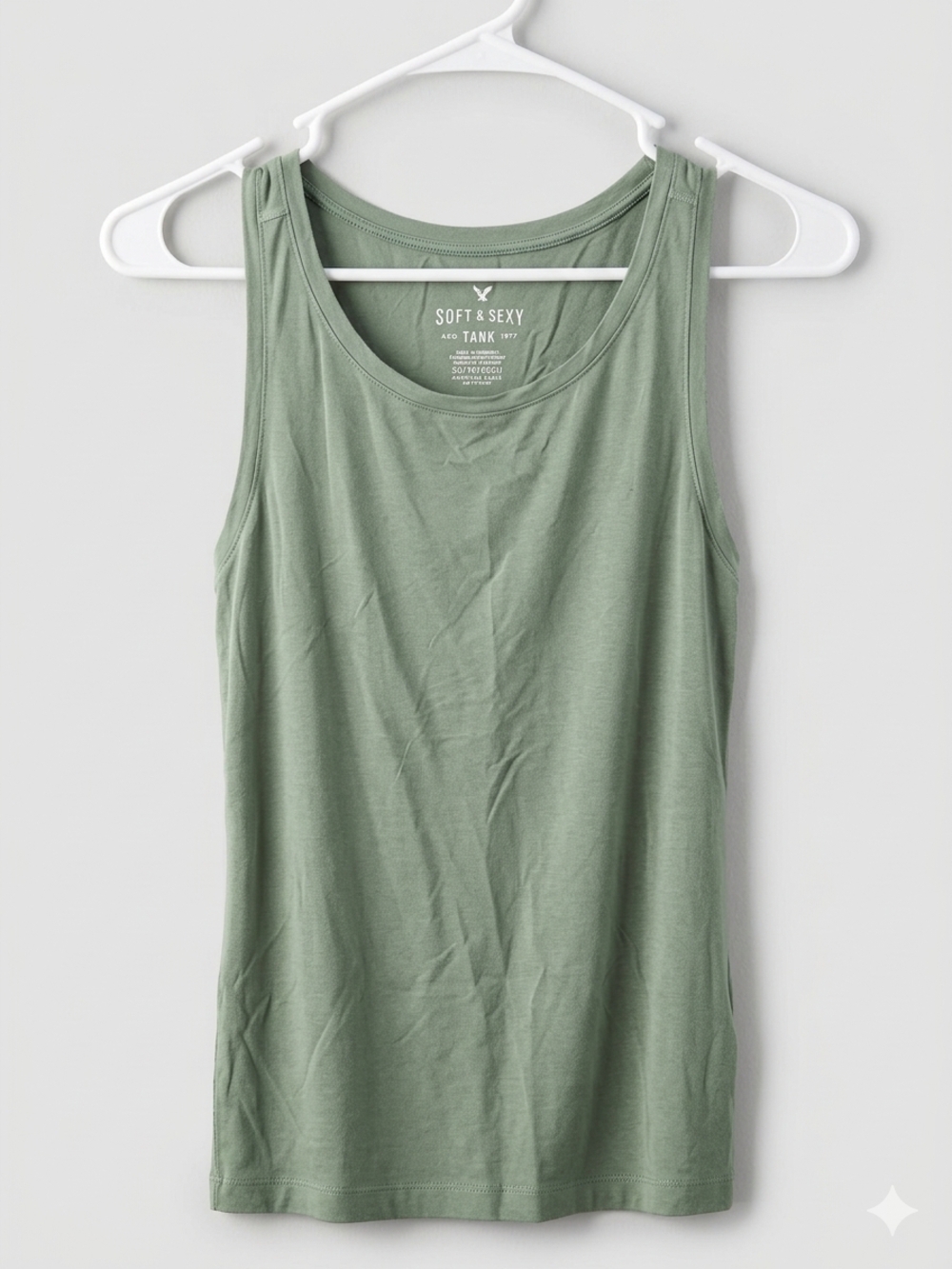 American Eagle Outfitters Soft & Sexy Tank in Sage